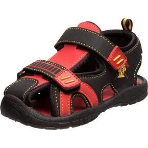 Rugged Bear Kids Boys closed-toe Outdoor Sport Water Sandals - beach pool slide adjustable strap shoes athletic summer (Toddler)