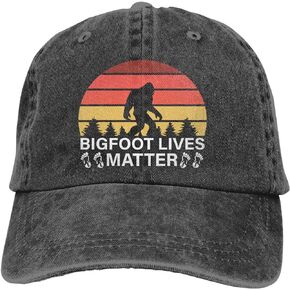 Bigfoot Hats for Men Women, Adjustable Cotton Sasquatch Baseball Cap