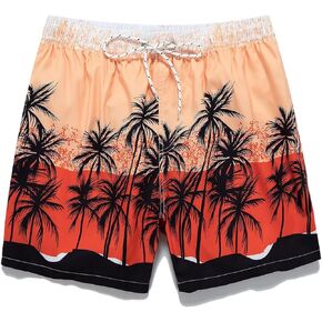 DOINLINE Men's Swim Trunks Shorts Quick Dry Summer Beach Board Shorts Bathing Suits Swimwear