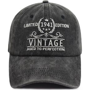 Limited Edition 1940 1941 1942 1943 1944 1945 1946 1947 1948 1949 Hat for Men Women, Funny Birthday Baseball Cap