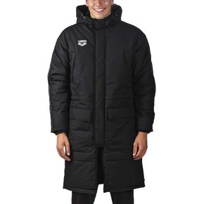 Arena Unisex Adult Team Line Swim Parka Warm Winter Coat Waterproof Long Jacket for Men and Women Perfect for Swimmers