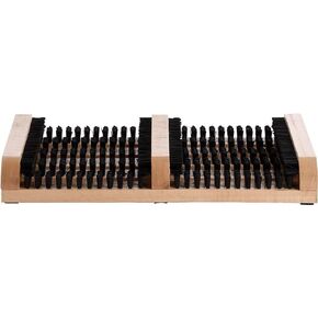 Esschert Design Wooden Boot Cleaner, Black, Brown