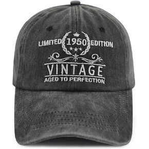 Limited Edition 1950 1951 1952 1953 1954 1955 1956 1957 1958 1959 Hat for Men Women, Funny Birthday Baseball Cap