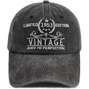 Limited Edition 1950 1951 1952 1953 1954 1955 1956 1957 1958 1959 Hat for Men Women, Funny Birthday Baseball Cap in Kuwait