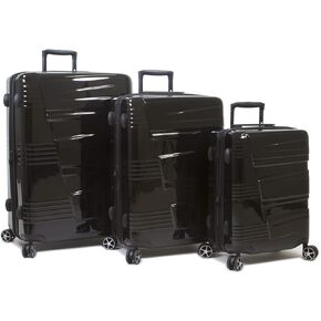 Dejuno Lumos New Generation Hardside 3-Piece Expandable Spinner Luggage Set, Lime