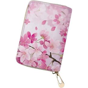 Youngerbaby American Flag Credit Card Wallet Holder Bag Zipper 4th of July Design ID Card Travel Wallet PU Leather for Women Ladies Girls Men