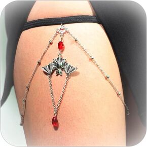 Thigh Chain Snake Leg Chain for Women Girls Cool Big Snake Leg Chain Jewelry Thigh Jewelry for Bikini Holiday Party Halloween Costume