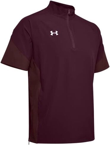 Under Armour Mens Squad Short Sleeve Coach's 1/4 Zip Pullover in Saudi Arabia