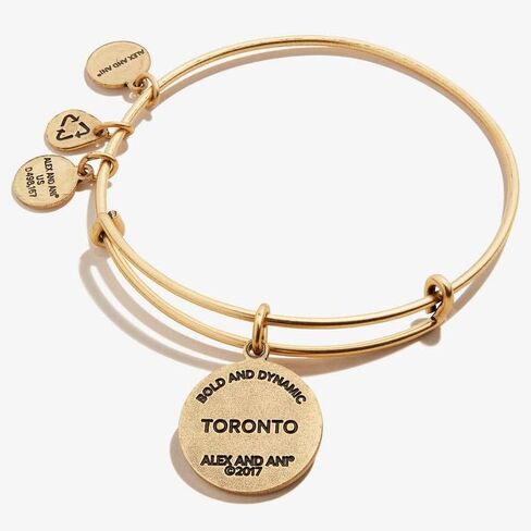 ALEX AND ANI Women's Toronto Bracelets Bangle, Rafaelian Gold, Expandable in Saudi Arabia