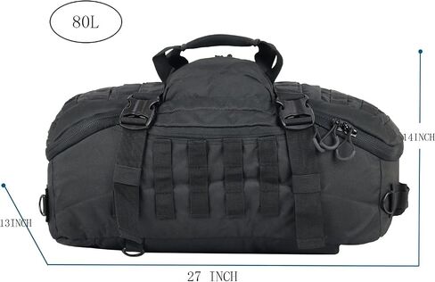 حقيبة ظهر رياضية للرجال حقيبة رياضية من القماش الخشن حقائب رياضية مع ثلاث طرق للحمل (TAN-40L) in Saudi Arabia