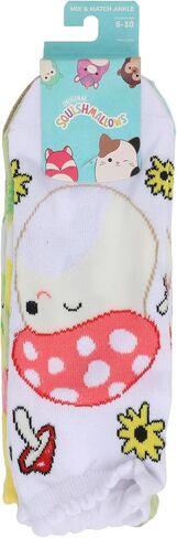 Bioworld Squishmallows Malcom Maui Sawyer Maritza & Archie Women’s 5-Pair Ankle Socks in Saudi Arabia