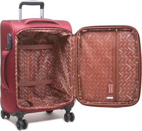 Dejuno Twilight Lightweight Nylon 3-Piece Spinner Luggage Set, Turquoise in Kuwait