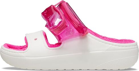Crocs Unisex-Adult Classic Cozzzy Towel Sandals | Fuzzy Slippers Slide in Saudi Arabia