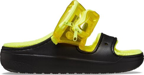 Crocs Unisex-Adult Classic Cozzzy Towel Sandals | Fuzzy Slippers Slide in Saudi Arabia