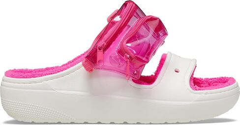 Crocs Unisex-Adult Classic Cozzzy Towel Sandals | Fuzzy Slippers Slide in Saudi Arabia