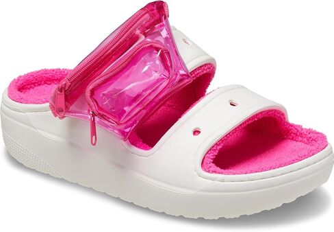 Crocs Unisex-Adult Classic Cozzzy Towel Sandals | Fuzzy Slippers Slide in Saudi Arabia