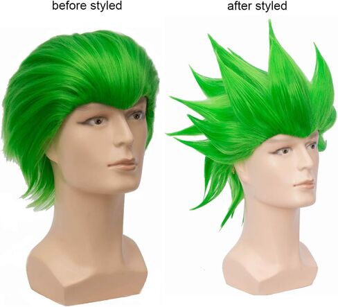 شعر مستعار عصري للرجال من بيرون مُناسب لحفلات الهالوين التنكرية - شعر مستعار اصطناعي 12 inches جريه مارل in Kuwait