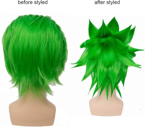 شعر مستعار عصري للرجال من بيرون مُناسب لحفلات الهالوين التنكرية - شعر مستعار اصطناعي 12 inches جريه مارل in Kuwait