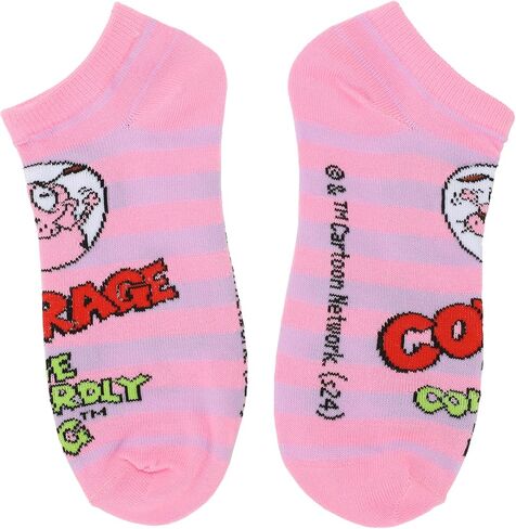 Bioworld Courage The Cowardly Dog Creepy Stuff Happens Women’s 5-Pair Ankle Socks in Saudi Arabia
