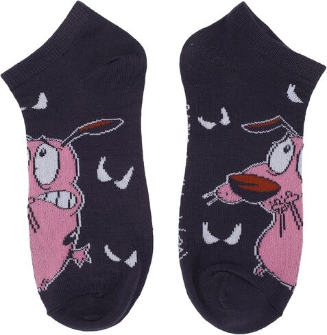 Bioworld Courage The Cowardly Dog Creepy Stuff Happens Women’s 5-Pair Ankle Socks in Saudi Arabia