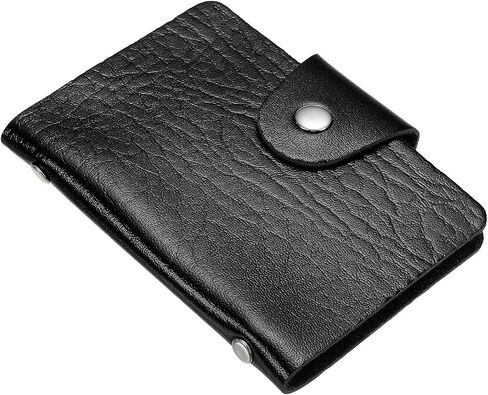 PATIKIL Credit Card Holder, 1 Pack Slim Wallet PU Leather Purse Business Cards Storage Organizer Protector with 12 Card Slots, Blue in Kuwait