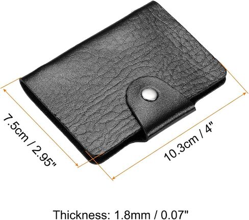 PATIKIL Credit Card Holder, 1 Pack Slim Wallet PU Leather Purse Business Cards Storage Organizer Protector with 12 Card Slots, Blue in Kuwait