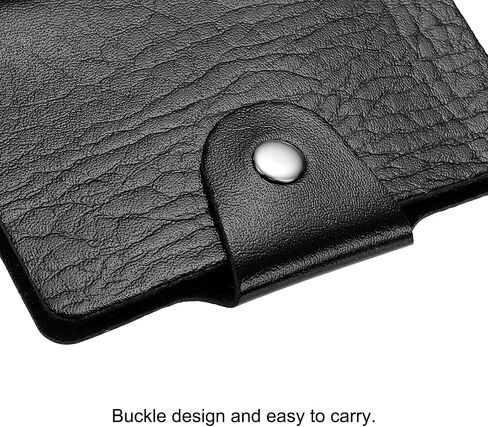 PATIKIL Credit Card Holder, 1 Pack Slim Wallet PU Leather Purse Business Cards Storage Organizer Protector with 12 Card Slots, Blue in Kuwait