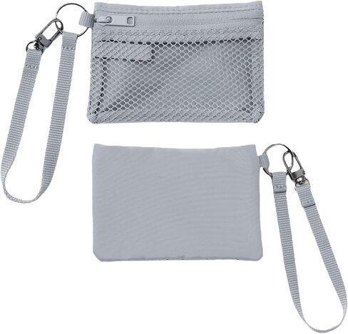 محفظة سفر مدمجة من MUJI-JAPAN - حافظة بطاقات على شكل سلسلة مفاتيح مع جيب للعملات المعدنية، وحقيبة أدوات الزينة صغيرة خفيفة الوزن، وجواز السفر الأساسي وحامل بطاقات الائتمان (برتقالي) in Kuwait