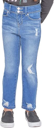 YMI Toddler Girl Adjustable Waistband 2 Button Snap Skinny Jean in Saudi Arabia