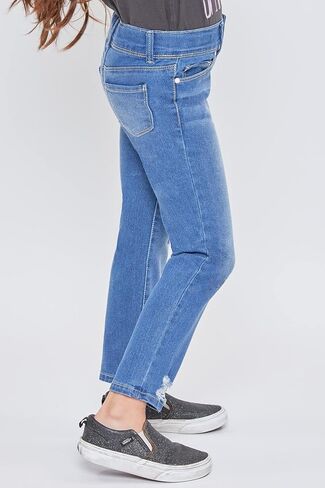 YMI Toddler Girl Adjustable Waistband 2 Button Snap Skinny Jean in Saudi Arabia