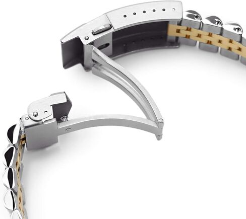 22mm IP Gold Center Watch Band for Seiko new Turtles SRP777 SRPC44, Super-J Louis 316L SS in Saudi Arabia
