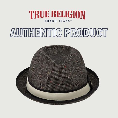 True Religion Fedora Hat, Wide Brim Fedora Fashion Hat in Saudi Arabia