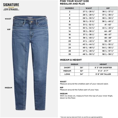 Signature by Levi Strauss & Co. Gold Label Women's Heritage Midi Skirt (Also Available in Plus) in Saudi Arabia