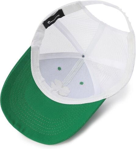St Patricks Day Hat Clover Trucker Hat Green Shamrock Baseball Cap Irish Hats Saint Patty’s Hat St. Patrick Accessories in Saudi Arabia