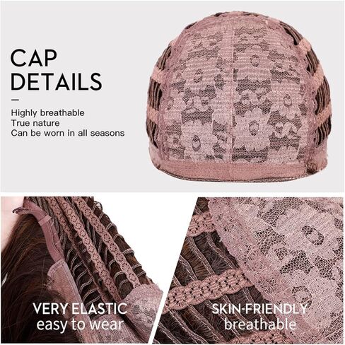 بيرون شعر مستعار أشقر بني للأطفال بطول الكتف، شعر مستعار مجعد للفتيات للجزء الأوسط، شعر مستعار اصطناعي للأطفال، شعر مستعار للحفلات التنكرية للاستخدام اليومي in Kuwait