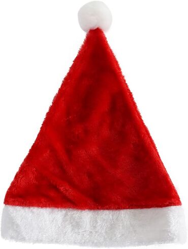Anogol Wig Cap+ Santa Claus Wig with Beard( 2 Eyebrows + 1 Christmas Hat ) Santa Wig Cosplay Santa Claus Beard and Wig Set White Beard Wig Synthetic Hair for Christmas Costume Halloween Party Wig in Saudi Arabia
