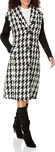 Kenneth Cole Women's Mixed Media Houndtooth Novelty Wool in Saudi Arabia