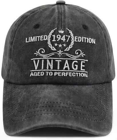 Limited Edition 1940 1941 1942 1943 1944 1945 1946 1947 1948 1949 Hat for Men Women, Funny Birthday Baseball Cap in Kuwait