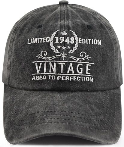 Limited Edition 1940 1941 1942 1943 1944 1945 1946 1947 1948 1949 Hat for Men Women, Funny Birthday Baseball Cap in Kuwait