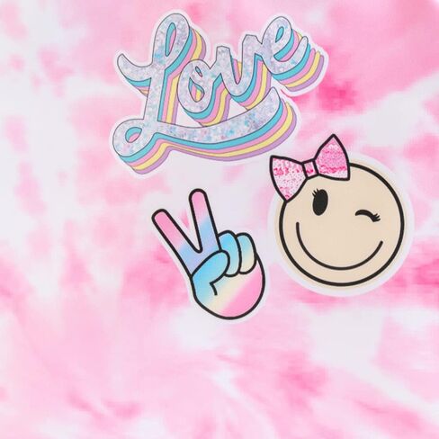 شنطة دفل للبنات من بينك تاي داي للرقص او السفر او الرياضة او الجمباز - 18 × 7 × 12 انش، متعددة الالوان، Dfa11289 in Kuwait