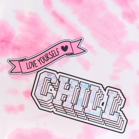 شنطة دفل للبنات من بينك تاي داي للرقص او السفر او الرياضة او الجمباز - 18 × 7 × 12 انش، متعددة الالوان، Dfa11289 in Kuwait