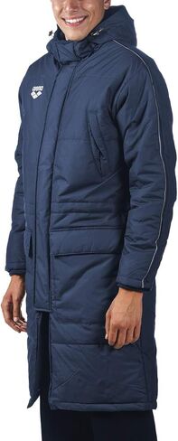 Arena Unisex Adult Team Line Swim Parka Warm Winter Coat Waterproof Long Jacket for Men and Women Perfect for Swimmers in Saudi Arabia