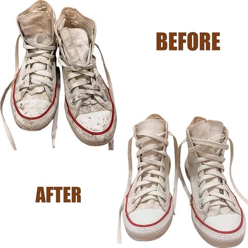 Shoe Cleaner, Foam Shoe Cleaner - Shoe Brush or Sponge - Microfiber Shoe Cloth - Shoelace (Shoe Cleaner Kit (5 in 1)) in Kuwait