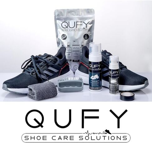 Shoe Cleaner, Foam Shoe Cleaner - Shoe Brush or Sponge - Microfiber Shoe Cloth - Shoelace (Shoe Cleaner Kit (5 in 1)) in Kuwait