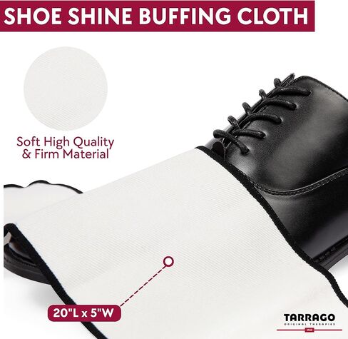 Tarrago Neutral Shoe Cream Kit with Polishing Brush, Applicator Brush and Shine Cloth in Kuwait