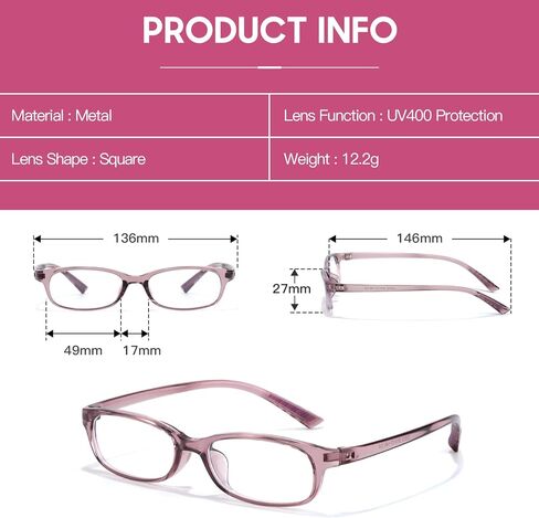 نظارات TJUTR الأنيقة المزيفة بدون وصفة طبية للنساء إطار نظارات تنكرية بحجب الضوء الأزرق Y2k in Kuwait