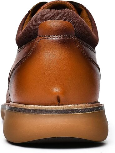 Arkbird Mens Casual Dress Shoes Mens Dress Sneakers Leather Shoes Business Casual Shoes Men Brown Shoes in Saudi Arabia