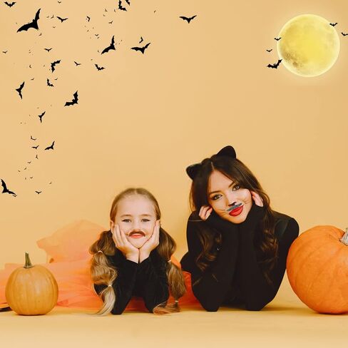 6 قطع من الشوارب المزيفة ذاتية اللصق، مجموعة شوارب مزيفة ملونة واقعية للحفلات، لحية مزيفة ومضحكة ومشعرة للأطفال والكبار in Kuwait