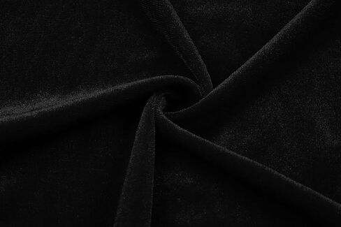 MINTLIMIT Women's Velvet Shrug Bolero Ruched 3/4 Sleeve Open Front Short Cardigans Black in Saudi Arabia