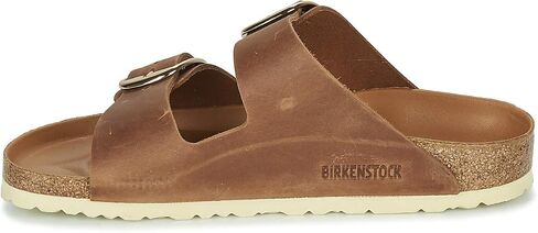 Birkenstock Women's Open Toe Sandals, Brown Cognac Hex Cognac Cognac Hex Cognac, 8.5 Narrow in Saudi Arabia
